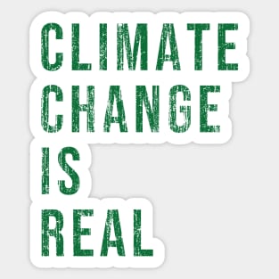 Climate change is real Sticker